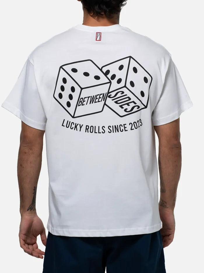 BETWEEN SIDES GT-Dices T-Shirt - White - T-Shirts T-SHIRT