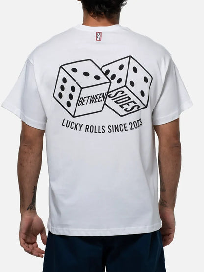 BETWEEN SIDES GT-Dices T-Shirt - White - T-Shirts T-SHIRT