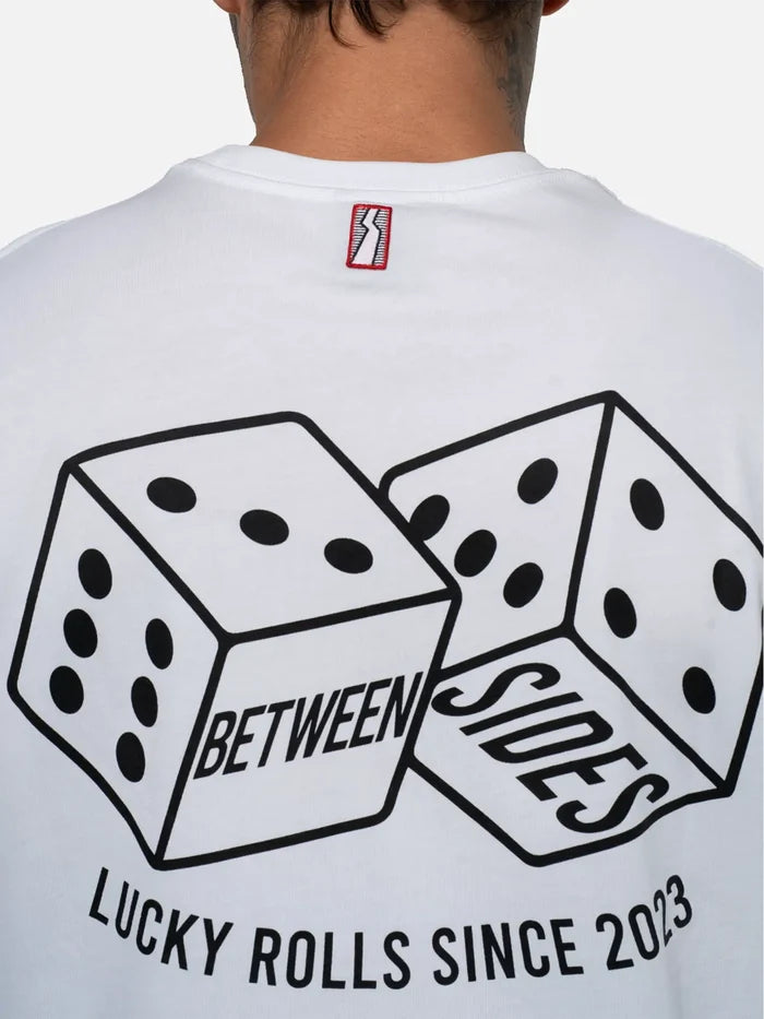 BETWEEN SIDES GT-Dices T-Shirt - White - T-Shirts T-SHIRT