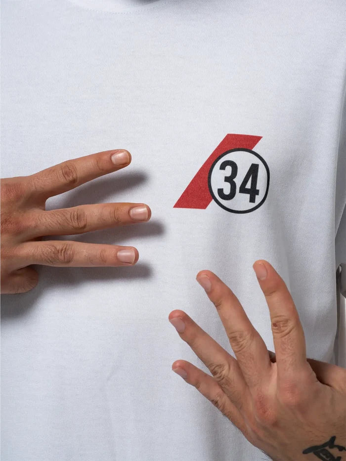 BETWEEN SIDES GT-Team34 T-Shirt - White - T-Shirts T-SHIRT