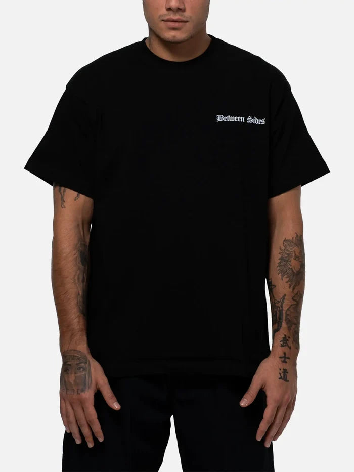 BETWEEN SIDES GT-Wheels T-Shirt - Black - T-Shirts T-SHIRT