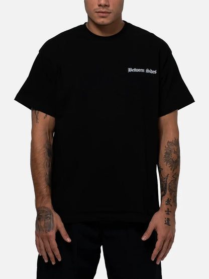 BETWEEN SIDES GT-Wheels T-Shirt - Black - T-Shirts T-SHIRT