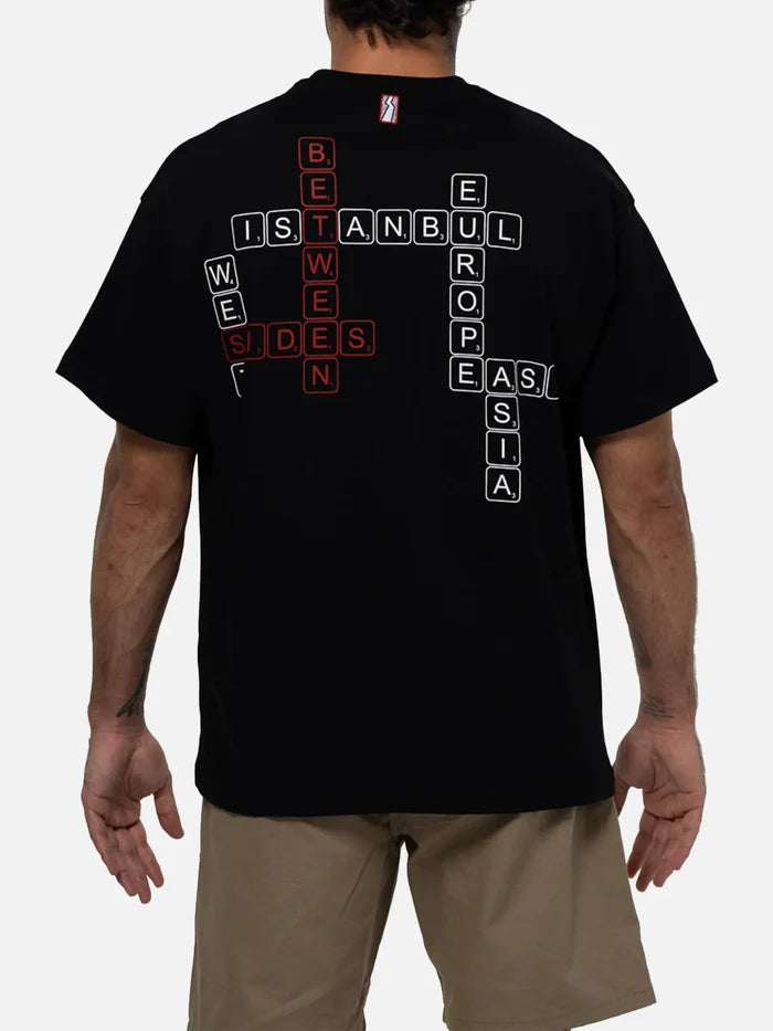 BETWEEN SIDES GT-Words T-Shirt - Black - T-Shirts T-SHIRT