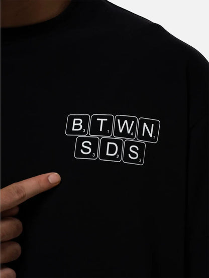 BETWEEN SIDES GT-Words T-Shirt - Black - T-Shirts T-SHIRT