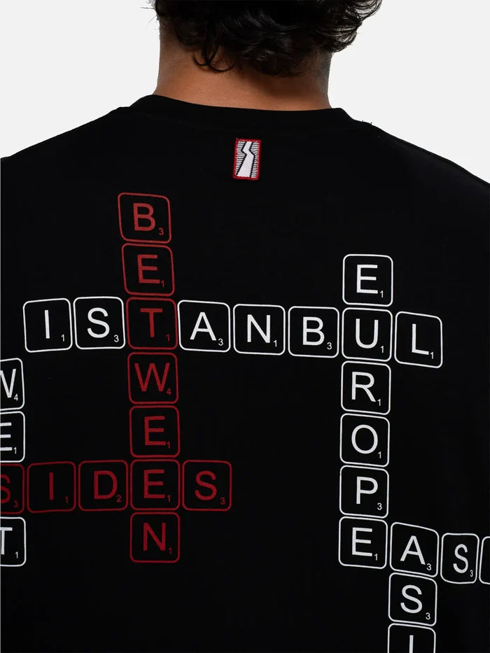 BETWEEN SIDES GT-Words T-Shirt - Black - T-Shirts T-SHIRT