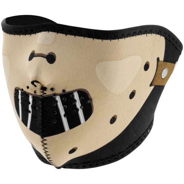 Half Mask Neoprene Hannibal: *Neoprene material is wind and water resistant*Works great under a helmet, goggles or alone*Hook