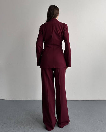 Hamida Belted Chic Styled Short Coat-2