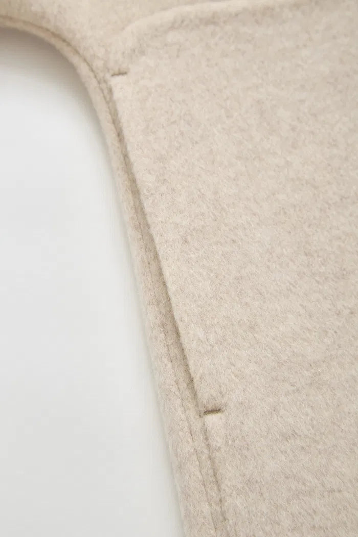 Handcrafted Hooded Cashmere Double-Face Coat