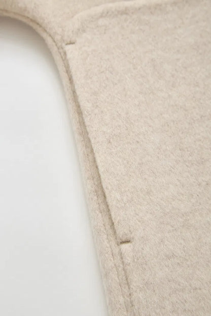 Handcrafted Hooded Cashmere Double-Face Coat