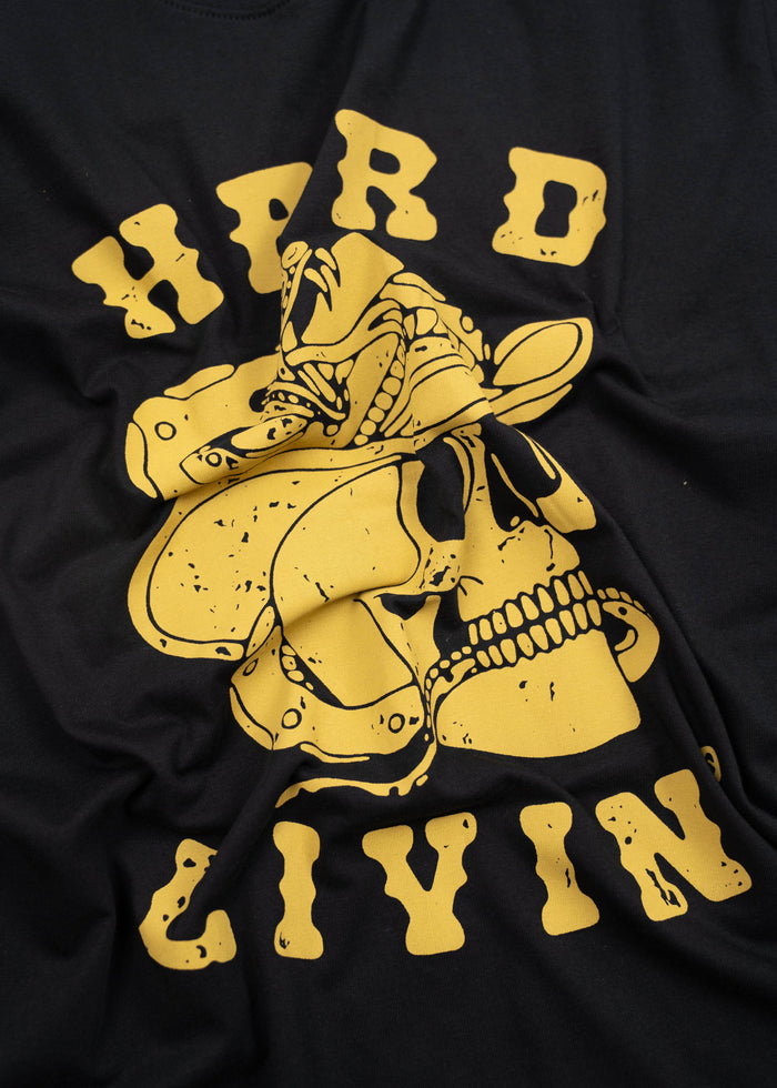 Hard Livin' Tee - Iron & Resin