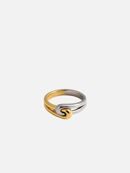 MAREE Harmonia Ring - Silver/Gold - Rings YÜZÜK