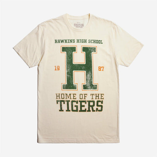 Hawkins High School Classic Comfort Tee - Heroes & Villains-Stranger Things-T-Shirt