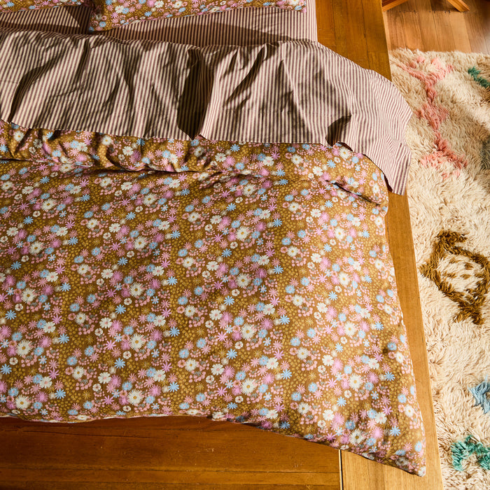 Hayfolk Linen Quilt Cover Single