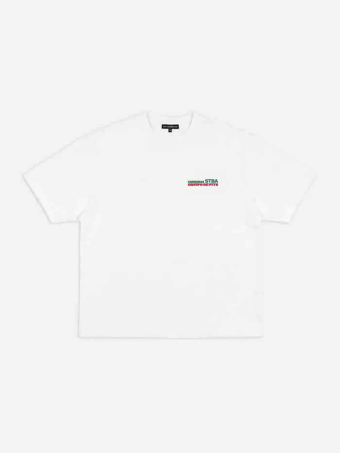 SOON TO BE ANNOUNCED Hermanos Rodrigez T-Shirt – beyaz, ön görünüm