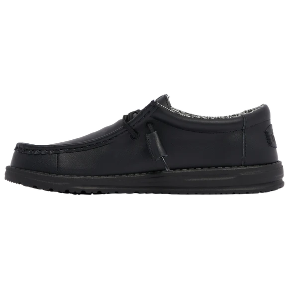 Hey Dude Wally Mono Leather Loafers – 40632-001