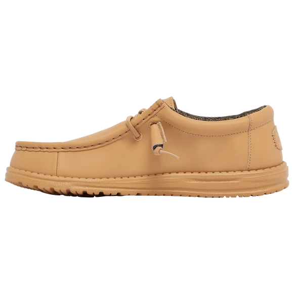 Hey Dude Wally Patriotic Loafer Shoes Tan