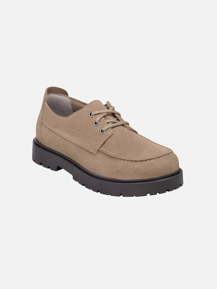 BIRKENSTOCK Highwood Moc Lace Low VL "Grey Taupe" - Sneakers AYAKKABI