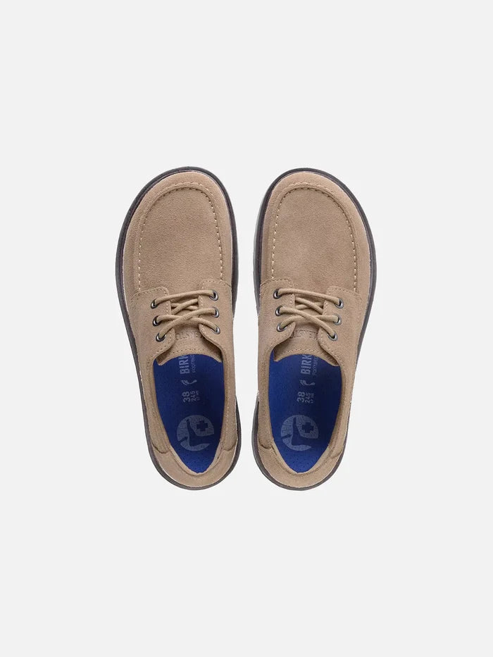 BIRKENSTOCK Highwood Moc Lace Low VL "Grey Taupe" - Sneakers AYAKKABI