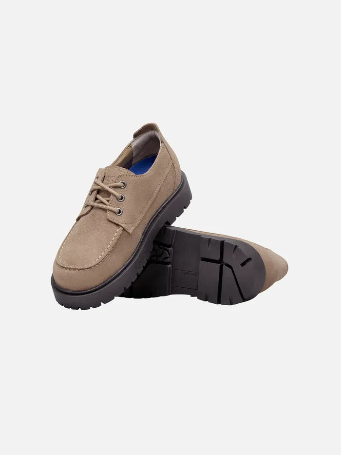 BIRKENSTOCK Highwood Moc Lace Low VL "Grey Taupe" - Sneakers AYAKKABI