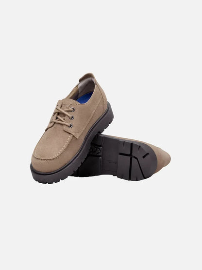 BIRKENSTOCK Highwood Moc Lace Low VL "Grey Taupe" - Sneakers AYAKKABI