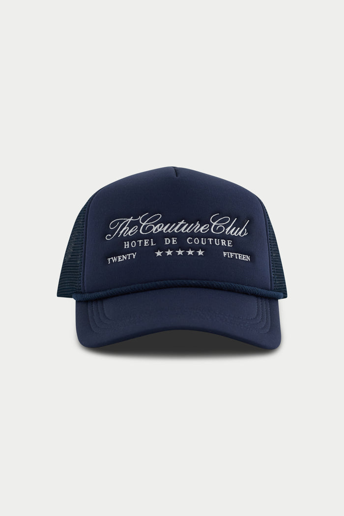 HOTEL DE COUTURE CAP - NAVY
