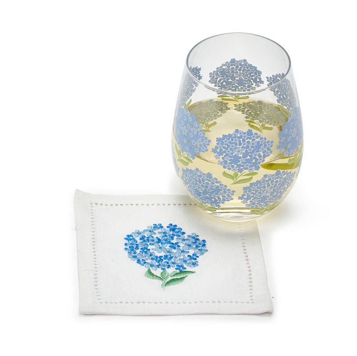 HYDRANGEA STEMLESS WINE GLASS - Findlay Rowe Designs