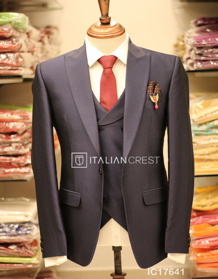 IC17641L-3pc Peak Lapel Suits