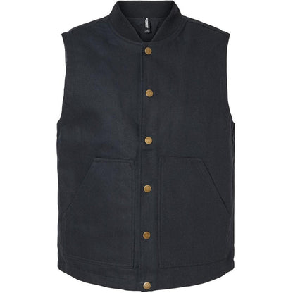 Independent Trading Co. Insulated Canvas Workwear Vest-Apparel-Independent Trading Co.-Black-S-Thread Logic