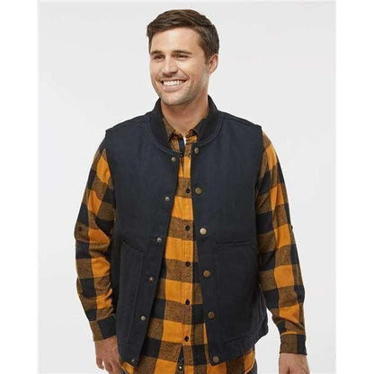 no-logo Independent Trading Co. Insulated Canvas Workwear Vest-Apparel-Independent Trading Co.-Thread Logic