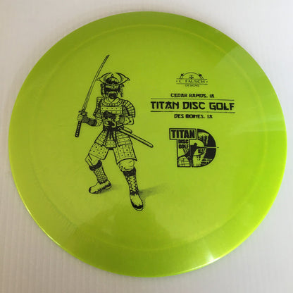 Bright Green/Black Stamp / 173-5 grams
