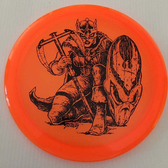 Orange/Black Stamp / 173-5 grams