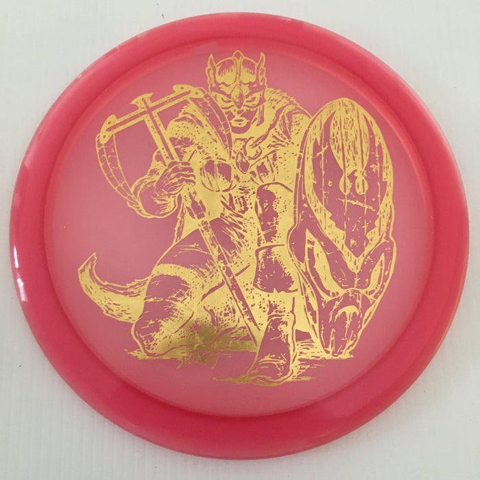 Pink/Gold Stars Stamp / 173-5 grams