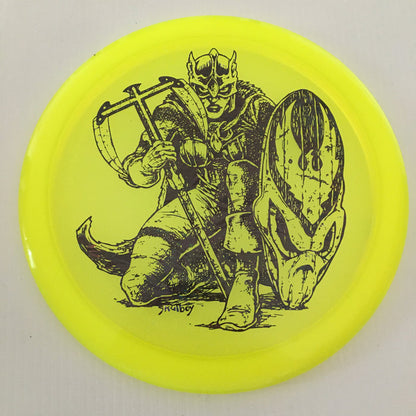 Yellow/Shimmery Black Stamp / 173-5 grams