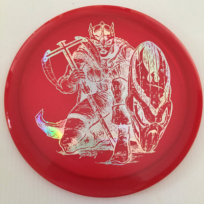 Red/Silver Holo Stamp / 173-5 grams