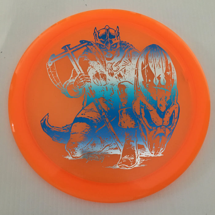Orange/Blue Silver Stamp / 173-5 grams