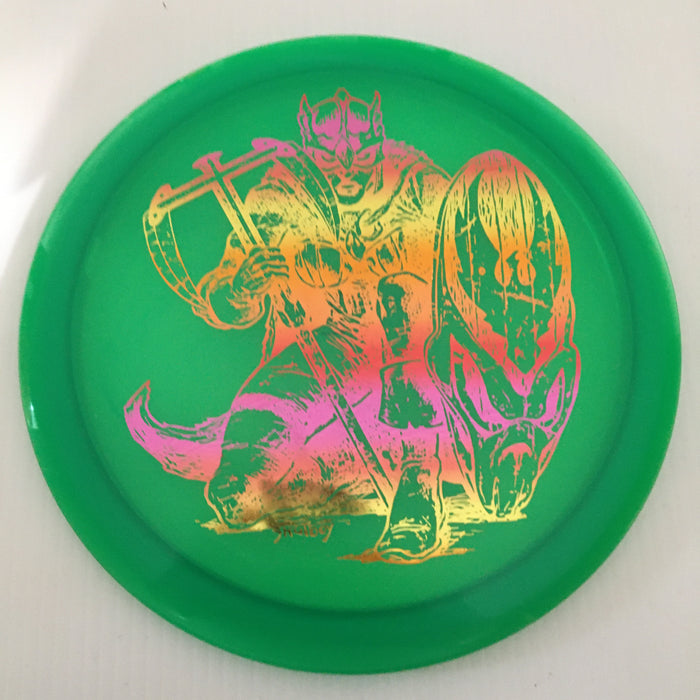 Green/Rainbow Stamp / 173-5 grams