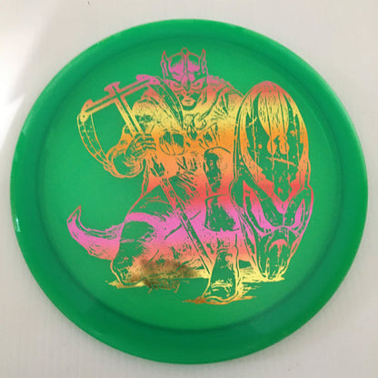 Green/Rainbow Stamp / 173-5 grams