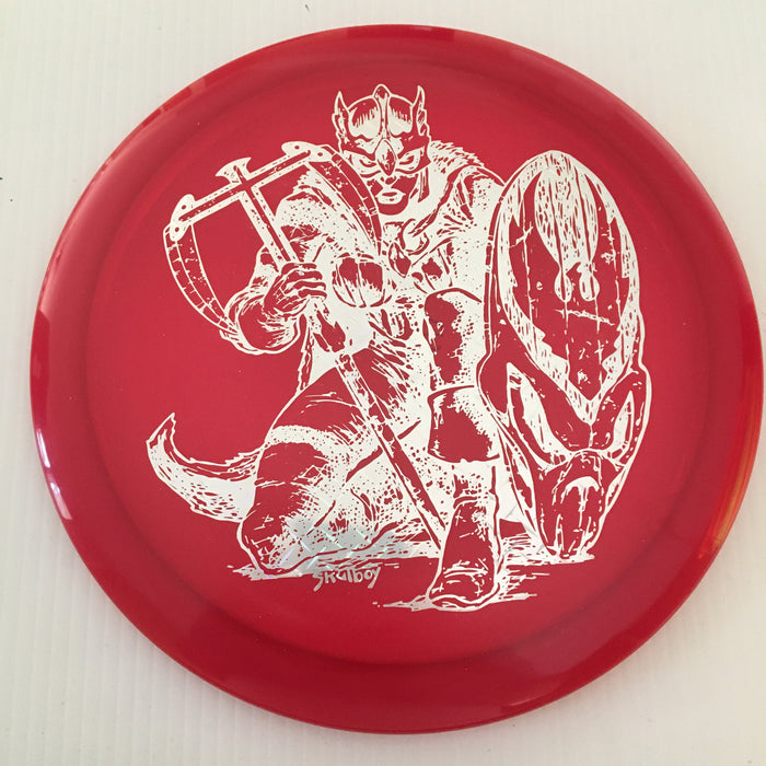 Red/Silver Bolts Stamp / 173-5 grams