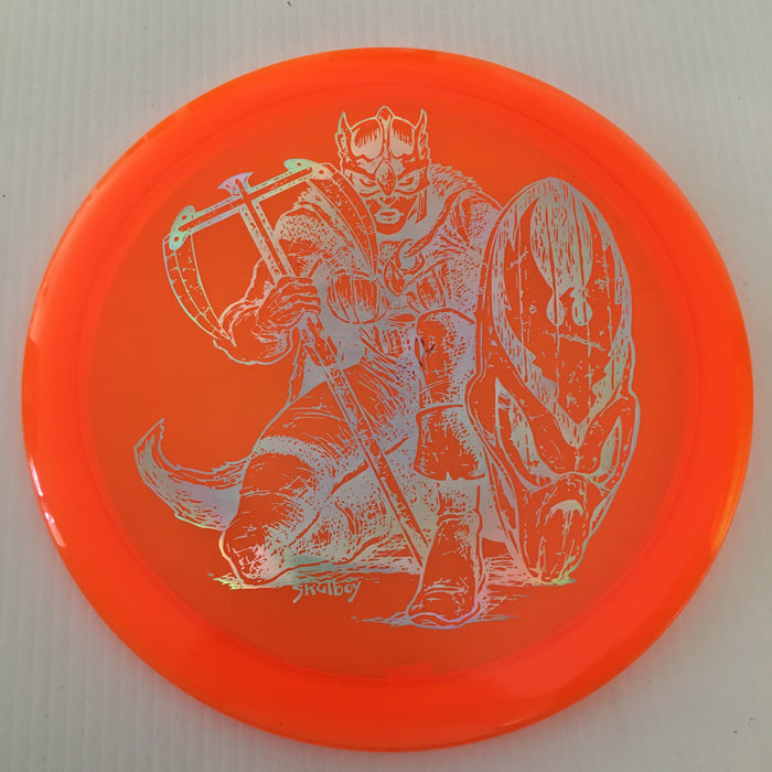Orange/Silver Holo Stamp / 173-5 grams