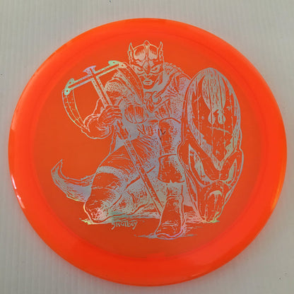 Orange/Silver Holo Stamp / 173-5 grams
