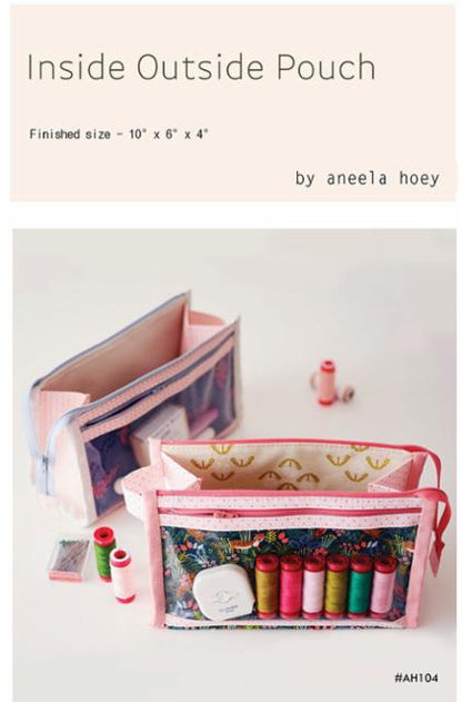Inside Outside Pouch Pattern --- Aneela Hoey