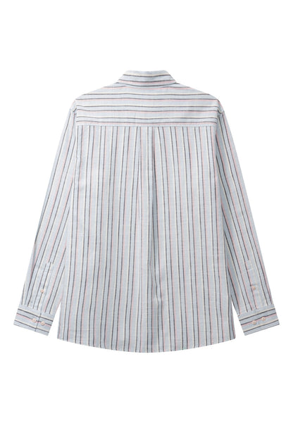 Clean Cut Copenhagen KELVIN STRIPED SHIRT Skjorte L/S Light blue/Violet ice
