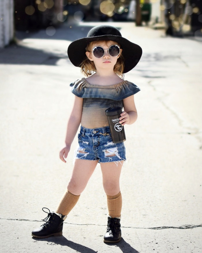 Twistshake Kid Cup 12m+ Black