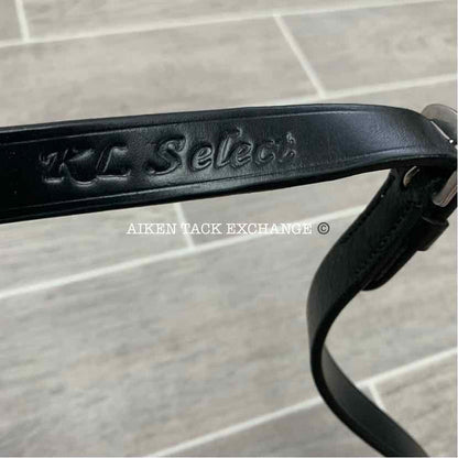 KL Select KL Italia Pirouette Flash Dressage Bridle with Reins, Oversize