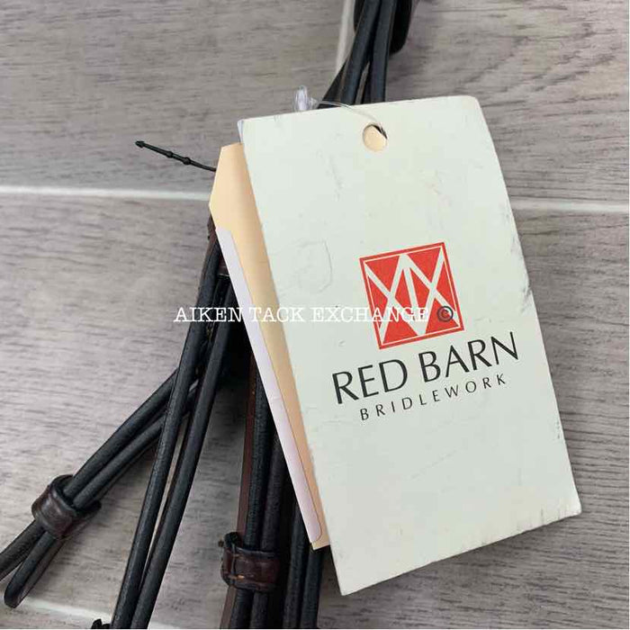 KL Select Red Barn Arena Ergonomic Weymouth Dressage Bridle, Brown, Size Full
