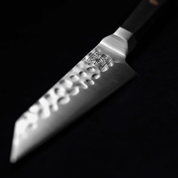 Kotai Stainless Steel Bunka Paring Knife with Ebony Wood Handle, 3.5-Inches