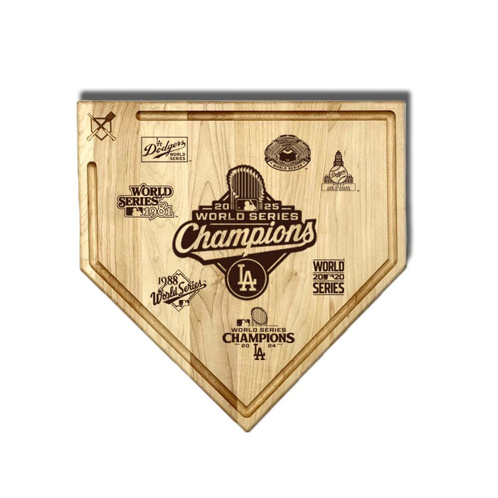 LA Dodgers 8 World Championships Home Plates