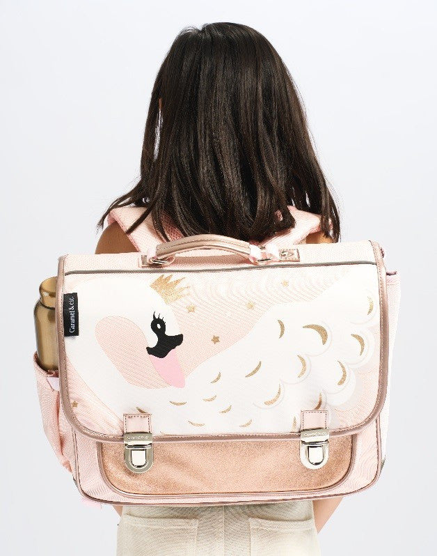 Caramel and Cie Cartable Moyen Lady Cygne backpack