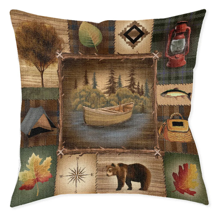 Lakewood Patch Indoor Woven Decorative Pillow