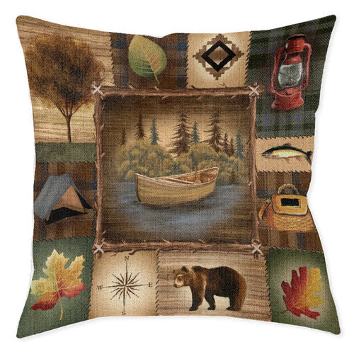 Lakewood Patch Indoor Woven Decorative Pillow